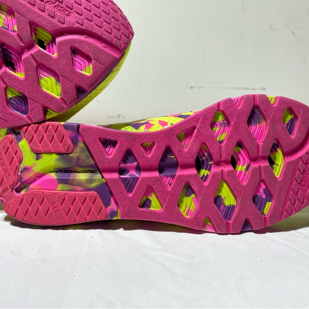 ASICS Gel-Noosa Fast 2 Womens Running Shoes Size 10 Multicolor Yellow Pink - Picture 12 of 12
